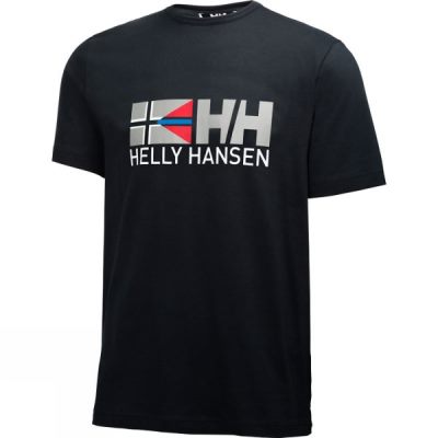 Playeras Helly Hansen Jotun Graphic Hombre - Azul Marino - Chile OAN390675